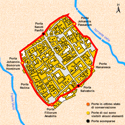 Ricostruzione della Cinta Muraria di Sulmona nel XI sec.